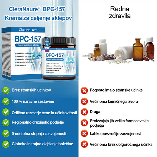 ✨Zadnji dan promocije 80% POPUSTA | 🇸🇮 CleraNaure® BPC-157 Kremo za zdravljenje sklepov🦴 Zdravljenje artritisa, nevropatije, revmatizma, športnih poškodb in še več