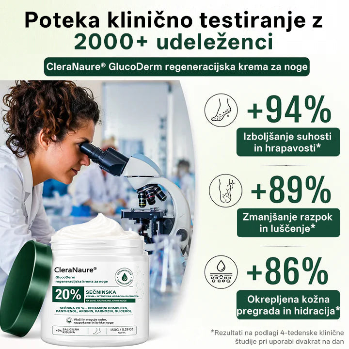 CleraNaure®GlucoDerm Regeneracijska krema za noge