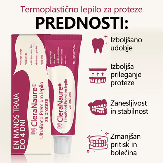 CleraNaure® UltraBond Premium lepilo za proteze