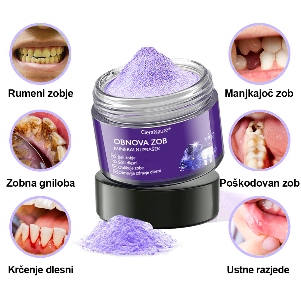 CleraNature® Prašek za obnovo zob