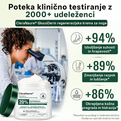 CleraNaure®GlucoDerm Regeneracijska krema za noge