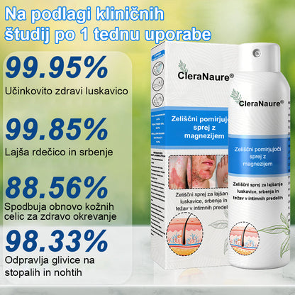 CleraNature® Magnezijev Sprej – Hitro Olajšanje za Srbečo, Rdečo in Občutljivo Kožo (tudi na intimnih predelih)