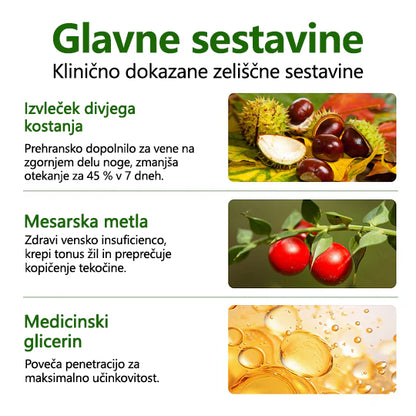 🌿 Poslovite se od otečenih, bolečih nog – CleraNaure® FluidEase Profesionalna krema za izboljšanje prekrvavitve nog prinaša pravo olajšanje! ✨🦵