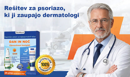 CleraNaure® Eczema Day & Night Repair System – 100-odstotno brezsteroidni dvojček za lajšanje hudega srbenja, rdečine in prekinjene kože (v posebni ponudbi)