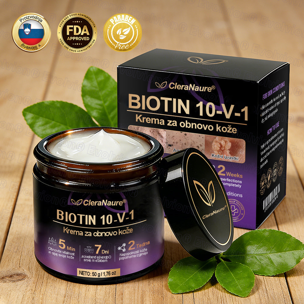 CleraNaure® Biotin 10-v-1 krema za obnovo kože