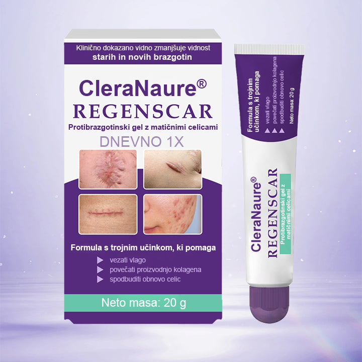 CleraNaure® ReGenScar Gel za brazgotine z matičnimi celicami