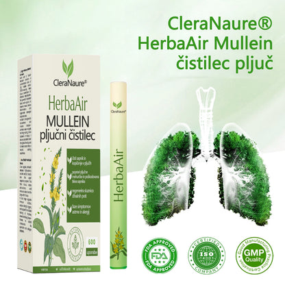 CleraNaure® HerbaAir Mullein Prečiščevalec Pljuč