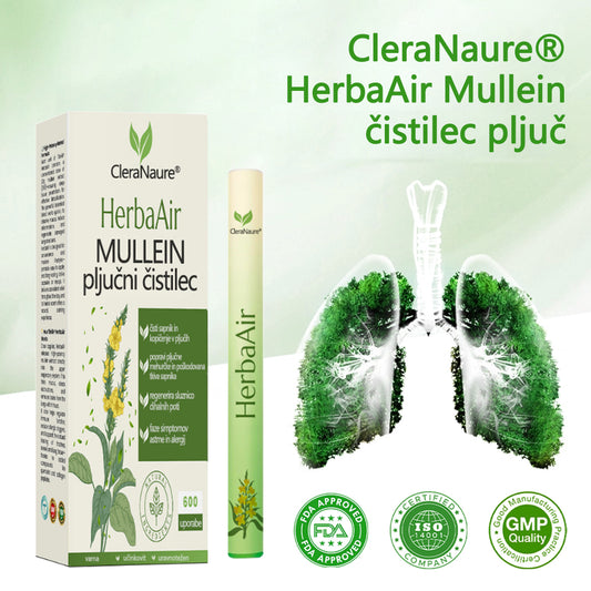 CleraNaure® HerbaAir Mullein Prečiščevalec Pljuč