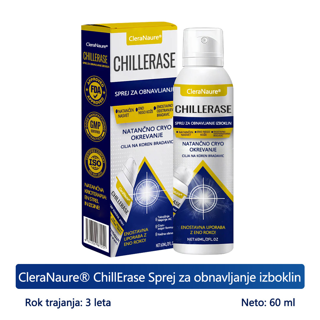 CleraNaure® ChillErase Sprej za pomlajevanje izboklin