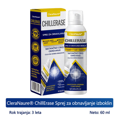 CleraNaure® ChillErase Sprej za pomlajevanje izboklin