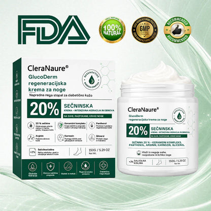 CleraNaure®GlucoDerm Regeneracijska krema za noge