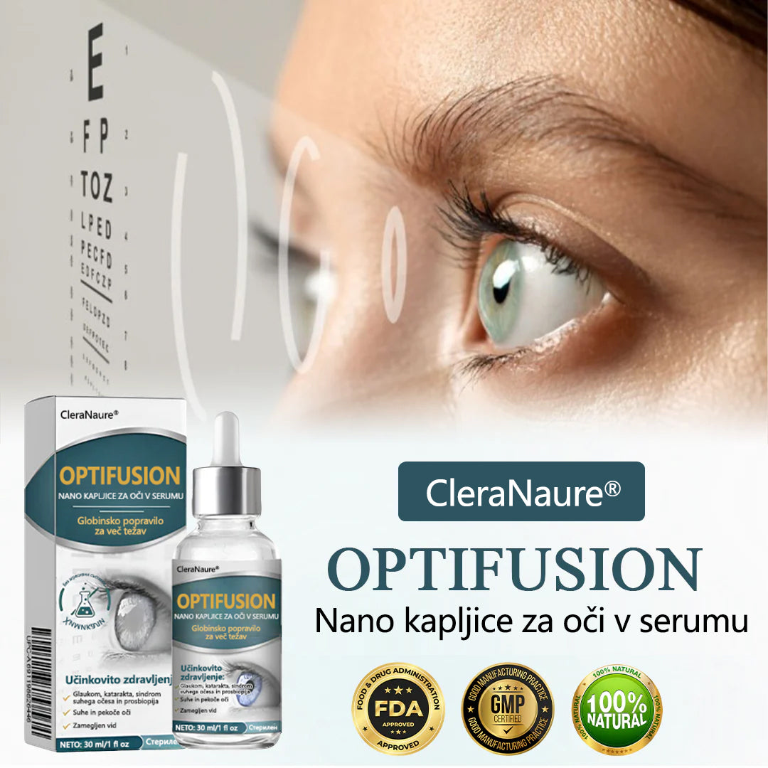 CleraNaure® OptiFusion Nano kapljice za oči
