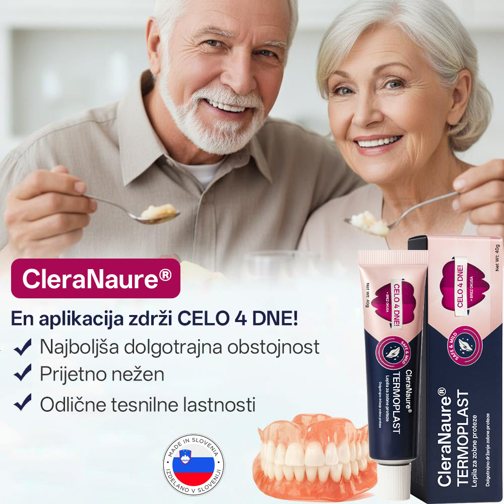 CleraNature® Termoplastično lepilo za zobne proteze