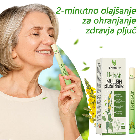 CleraNaure® HerbaAir Mullein Prečiščevalec Pljuč