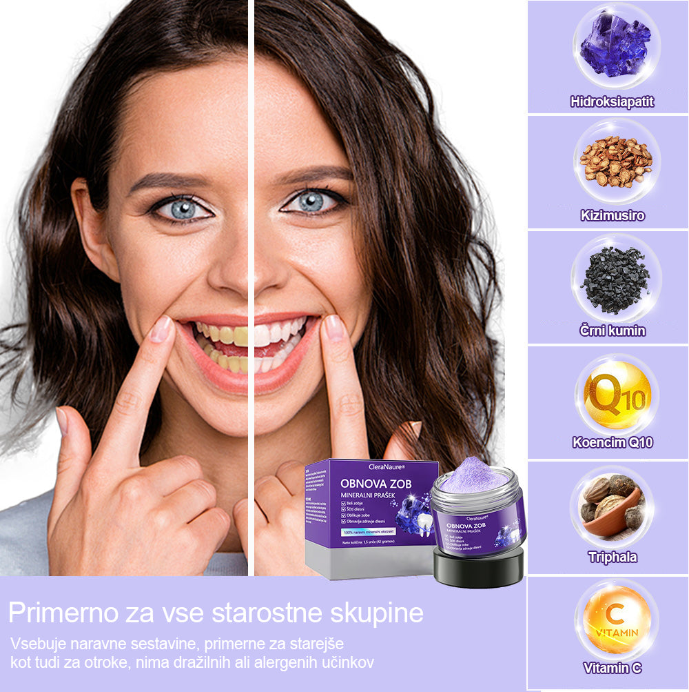 CleraNature® Prašek za obnovo zob