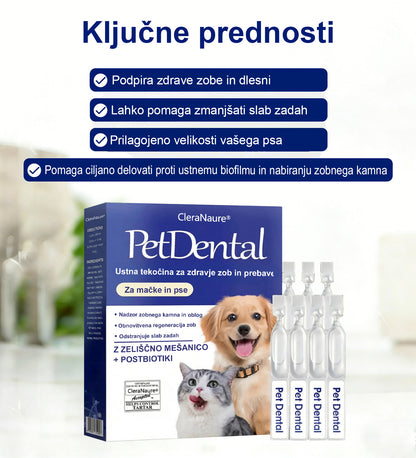 [Uradna trgovina] CleraNaure® Ustna tekočina za nego zob in zdravje prebave hišnih ljubljenčkov – Osveži dah, odstranjuje zobni kamen, podpira regeneracijo dlesni in stabilizira zobe (za mačke in pse) – Prihranite 80% že danes!