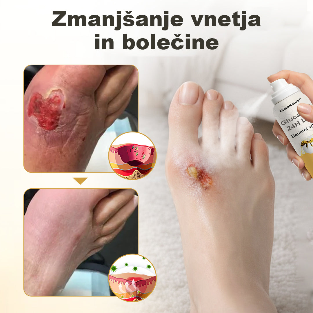CleraNaure® GlucaVeil 24H Lábvédő Spray