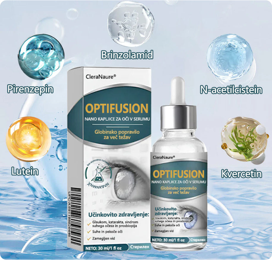 CleraNaure® OptiFusion Nano kapljice za oči