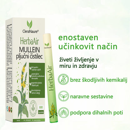 CleraNaure® HerbaAir Mullein Prečiščevalec Pljuč