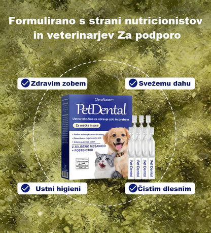 [Uradna trgovina] CleraNaure® Ustna tekočina za nego zob in zdravje prebave hišnih ljubljenčkov – Osveži dah, odstranjuje zobni kamen, podpira regeneracijo dlesni in stabilizira zobe (za mačke in pse) – Prihranite 80% že danes!