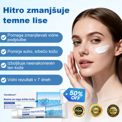 CleraNaure® krema za občutljivo in krhko kožo 🌿 Večnamenska poprava za podplutbe, suhost in madeže