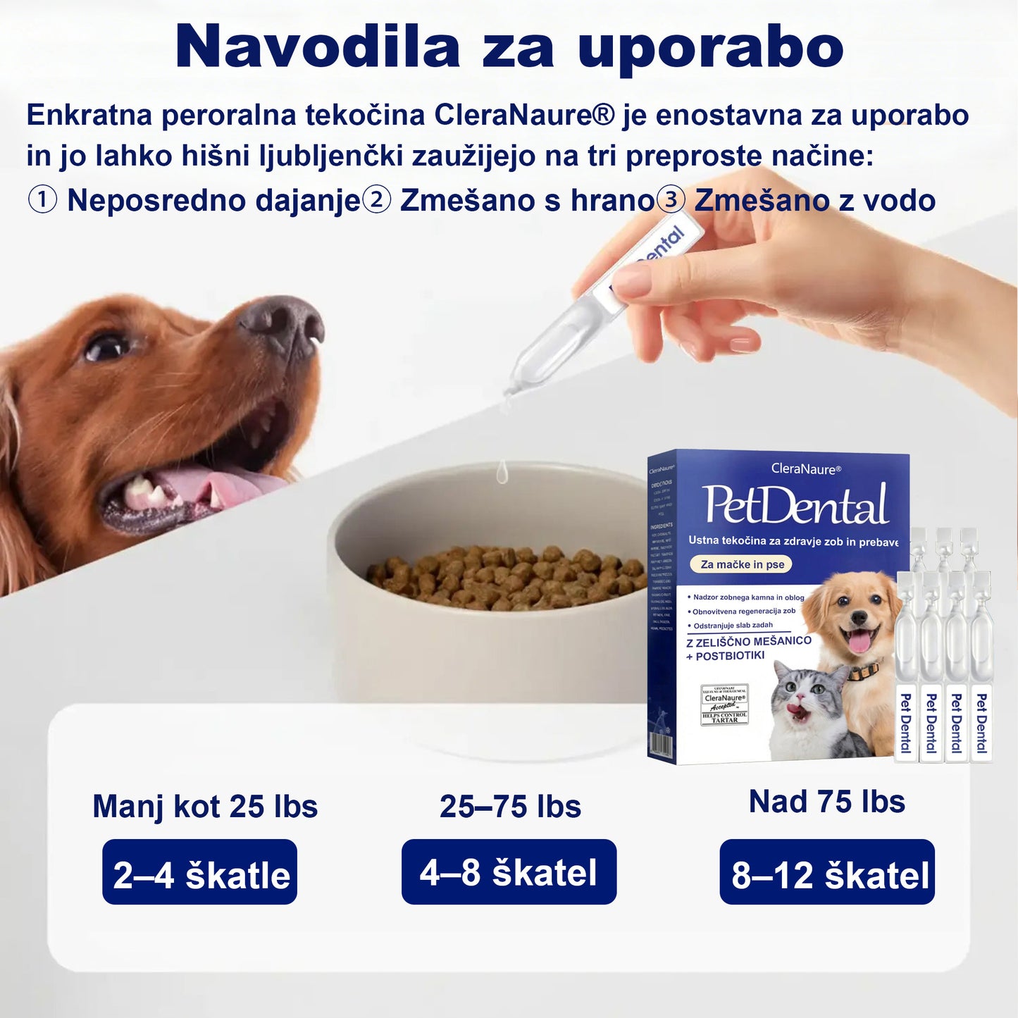 [Uradna trgovina] CleraNaure® Ustna tekočina za nego zob in zdravje prebave hišnih ljubljenčkov – Osveži dah, odstranjuje zobni kamen, podpira regeneracijo dlesni in stabilizira zobe (za mačke in pse) – Prihranite 80% že danes!