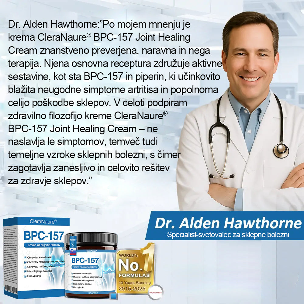 ✨Zadnji dan promocije 80% POPUSTA | 🇸🇮 CleraNaure® BPC-157 Kremo za zdravljenje sklepov🦴 Zdravljenje artritisa, nevropatije, revmatizma, športnih poškodb in še več
