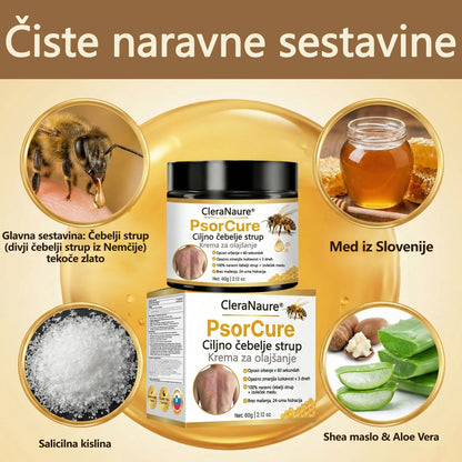 CleraNature® PsorCure Ciljno lajšanje z voskom čebel