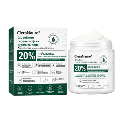 CleraNaure®GlucoDerm Regeneracijska krema za noge