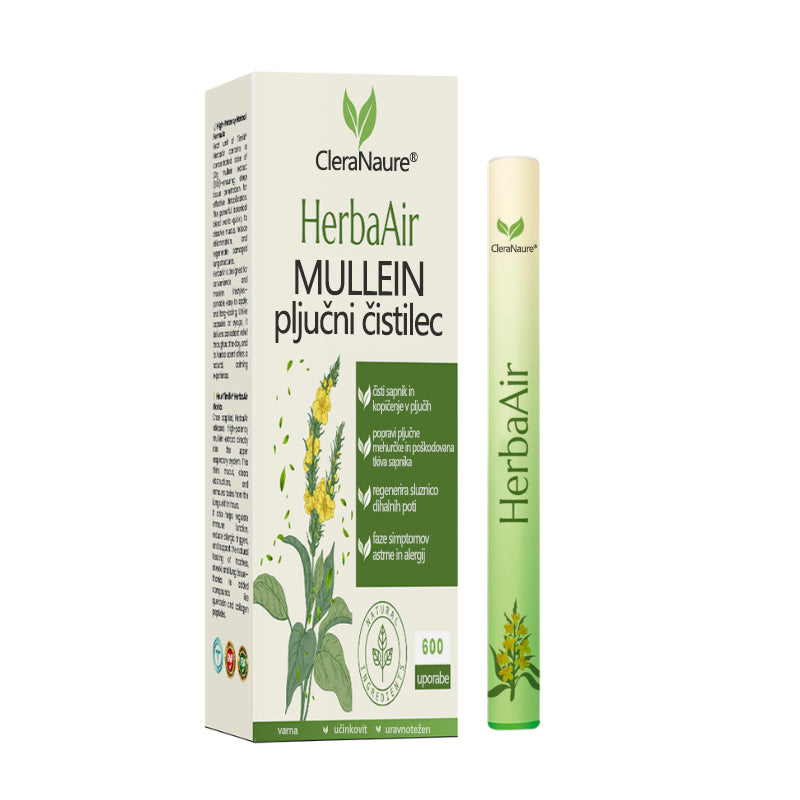 CleraNaure® HerbaAir Mullein Prečiščevalec Pljuč