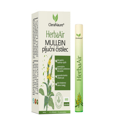 CleraNaure® HerbaAir Mullein Prečiščevalec Pljuč