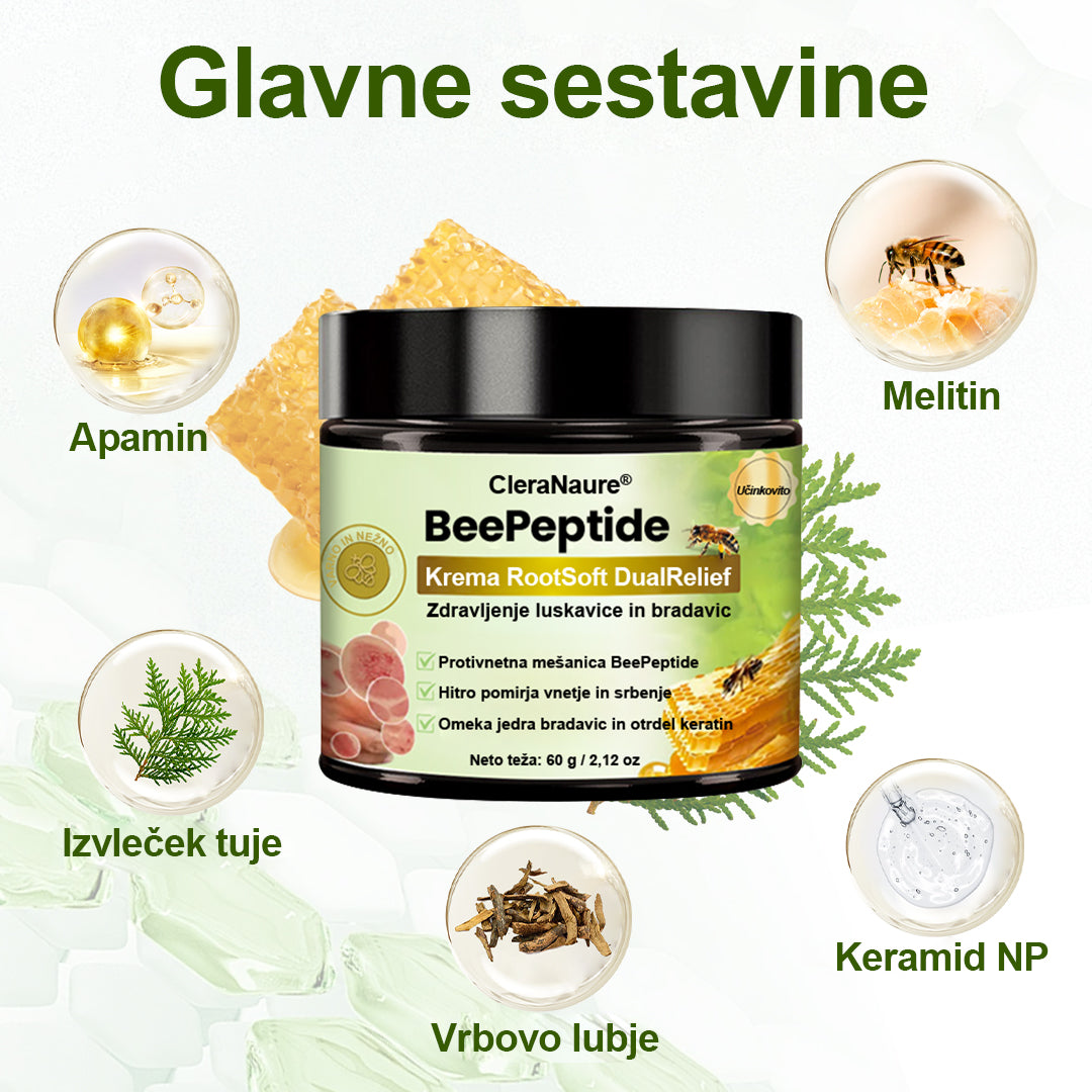 CleraNaure® BeePeptide RootSoft DualRelief Krema