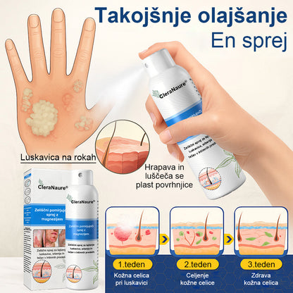 CleraNature® Magnezijev Sprej – Hitro Olajšanje za Srbečo, Rdečo in Občutljivo Kožo (tudi na intimnih predelih)