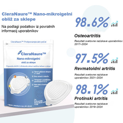 CleraNaure® Nano-mikroiglični obliž za sklepe